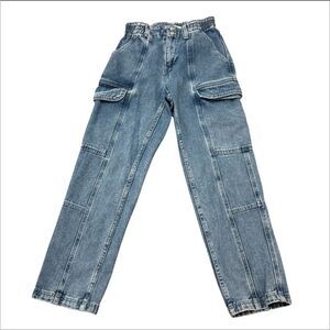 PacSun Light Wash Cargo Jeans Size Small